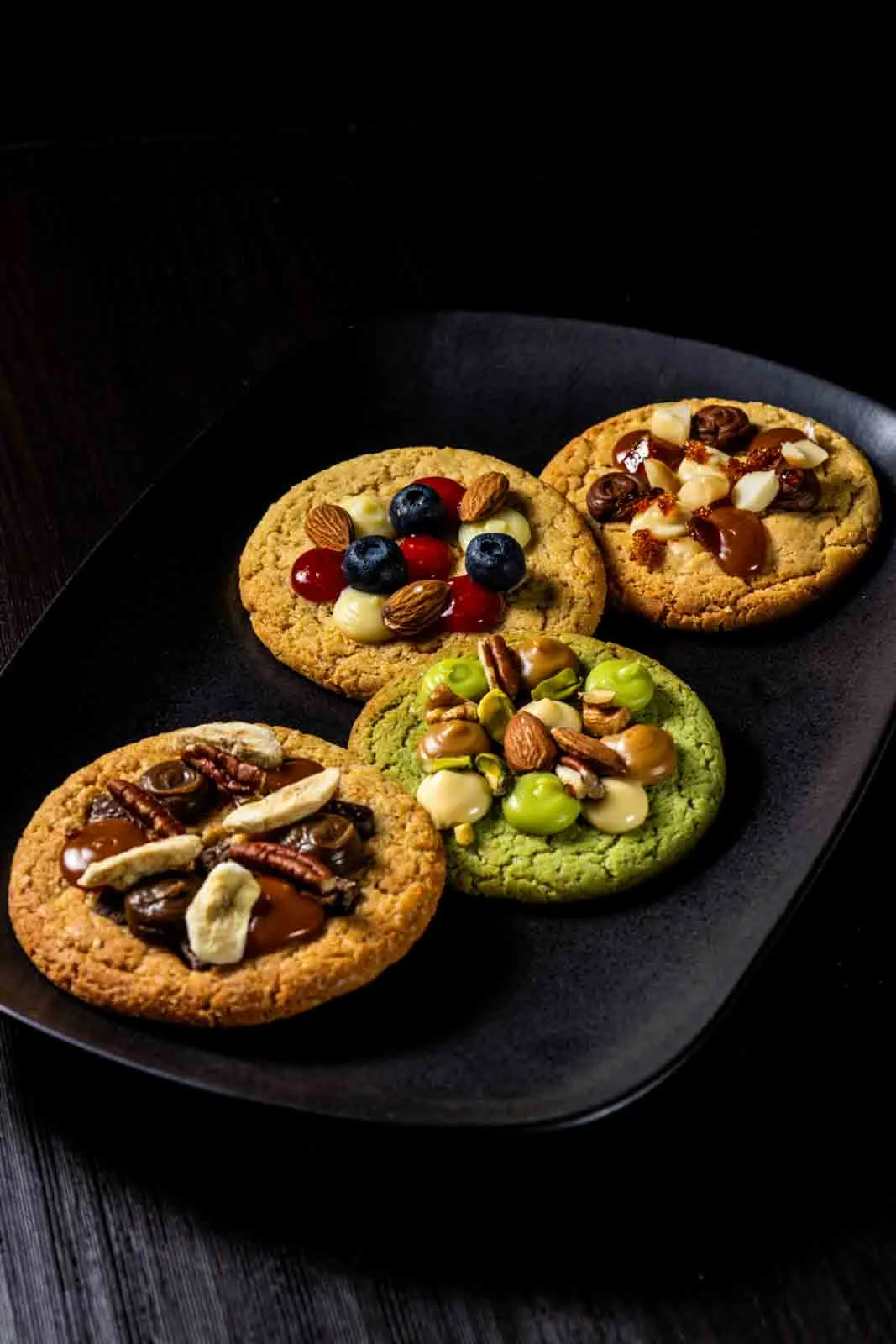 Galletas con fruta y pistacho